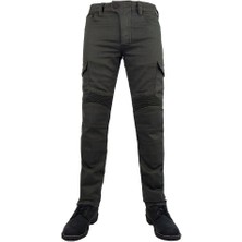 Thebikerjeans Adventure Flx. Khaki Korumalı Motosiklet Pantolonu