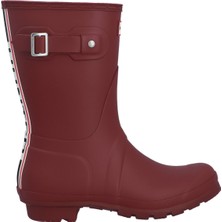 Hunter Originals Tri Colour Logo Kadın Bordo Kısa Bot Kadın Bordo Kısa Bot Wfs2353rma-Me
