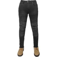 The Biker Jeans TheBikerJeans Evo Ultura Flx. Smoky Korumalı Kadın Motosiklet Pantolonu