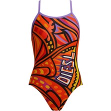Funkita Tmt Gold Tips Bağlamalı Kız Çocuk Antrenman Mayosu