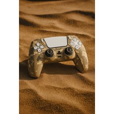 Adagan Teknoloji Ps5 Dualsense Uyumlu Silikon Kol Kılıfı Kamuflaj Desenli Dayanıklı Materyal