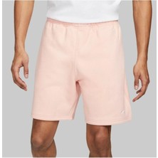 Nike Nrg Solo Swoosh Fleece Shorts Pamuklu Geniş Kesim Pembe Şort