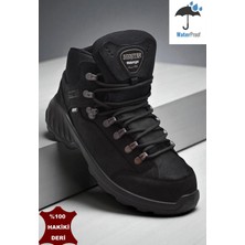 Ispartalılar 4107 Ortopedik Taban SU GEÇİRMEZ Hakiki Deri Outdoor Erkek Bot Ayakkabı Kışlık Bot