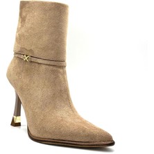 Kindep Topuklu Kadın Bot Kum