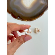 Youes Jewelry 316L Çelik Modern Incili Kadın Küpe