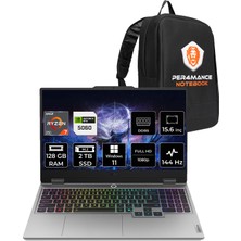 Lenovo Loq Amd Ryzen 7 250 128GB 2tb SSD RTX5060/8GB 100W 15.6" Fhd 144Hz W11H Taşınabilir Bilgisayar & Per4 Çanta 83JG006ETRP418