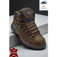 Ispartalılar 4107 Ortopedik Taban SU GEÇİRMEZ Hakiki Deri Outdoor Erkek Bot Ayakkabı Kışlık Bot