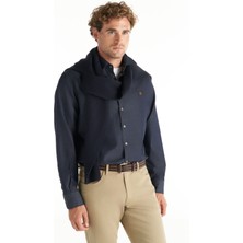 Ted Baker Comfort Fit Klasik Yaka Düz Koyu Mavi Erkek Gömlek TBMRSH1082