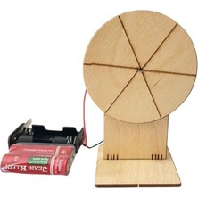 Eding Newton Renk Çarkı Yapım Seti Motorlu ve Pilli - Fen Bilimleri Okul Sınıf Deney Stem Seti