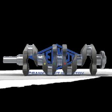 GENMOT Mtxdpn Krank Toyota Corolla Auris 1.4 D4D Motor Çift Kamali 6 Ileri Vites Ana Yatak 48MM - Kol Yatak 44MM Toyota Corolla 1.4 D-4d 2 Keyways /2 Kamalı. Flange : 8 Holes