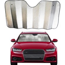 Vanch 120*55 cm Ambalajlı Vantuzlu Araç İçi Ön Cam Perdesi Katlanabilir Güneşlik (5264)