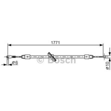 Bosch Mtxdpn Fren Halati Ön Dingil 3665MM Mercedes Sprinter 906 06 -Vw Crafter 06