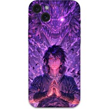 Gramaphone iPhone 15 Plus Uyumlu Anime Desenli Telefon Kılıfı + Ekran Koruyucu - 5901