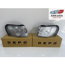 Toyota Corolla AE101 1996 - 1998 Sinyal Lambası Ön Sağ - Sol Takım (Depo Marka)