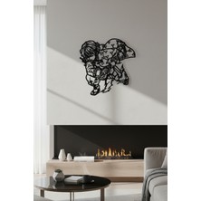 Grandmix Anime Çizgi Karakter Metal Tablo Mat Siyah Duvar Dekoru 45X45 cm – 60X60 cm