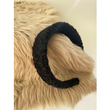 Nazlı Yumuşak Teddy Kalın Taç Saç Aksesuarı