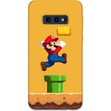 Gramaphone Galaxy S10E Uyumlu Mario Desenli Telefon Kılıfı + Ekran Koruyucu - 5941