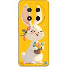 Gramaphone Honor Magic 7 Lite Uyumlu Tavşan Desenli Telefon Kılıfı + Ekran Koruyucu - 5807