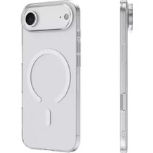 Tkgz Iphone 17 Air Uyumlu Kılıf Kablosuz Şarj Destekli Şeffaf Silikon Kapak