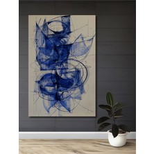 Teona Ahşap Sonsuzluğun Mavi Dansı Dekoratif Ahşap Mdf Ev/işyeri Duvar Tablo Dikdörtgen Ev/işyeri Duvar Tablo