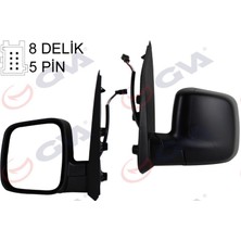 GVA Mtxdpn Diş Dikiz Aynasi Sol Fiorino-Bipper-Nemo 07 Elektrikli Isitmali Konveks 5 Fiş VM-6115EHL