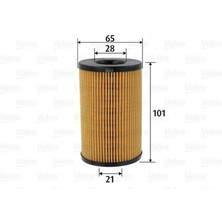 Valeo Mtxdpn Yağ Filtresi Caddy Iii-Golf Vi-Jetta Iii-Iv-Passat-Polo-Tiguan-Touran-T5-Octavia-Leon-Ibiza-A1-A3-A4
