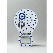 Mundy Şırnak Temalı Nazar Baskılı Magnet Şişe Açacağı Buzdolabı Süsü (KOD:903)