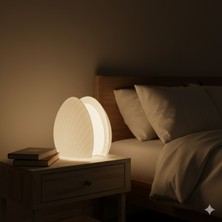 Hivhestin Opera'nın Işığı: Sydney'den Ilham Alan 3D Baskı Dekoratif Masa Lambası (Gün Işığı)