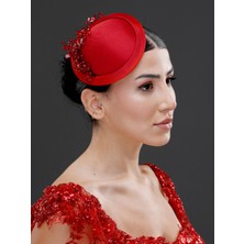 Magic Tiara Inci ve Kristal Detaylı Zarif Nikah, Nişan, Davet Kepi