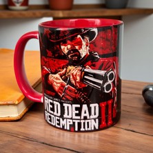 Red Dead Redemption 2 Tasarım Gamer Kaliteli Porselen Hediyelik Kupa Bardak