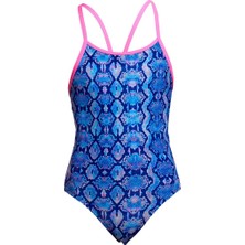 Funkita Db Blue Viper Kız Çocuk Yüzme Mayo - Konforlu ve Dayanıklı