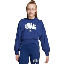 adidas Çocuk  Mavi  Sporcu Sütyeni JG CLGT FT SWT JM1535