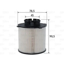 Valeo 587932 Yakit Filtresi 13244294 13263262 5818085