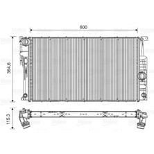 Valeo Mtxdpn x Radyatör Bmw 1 3 Serisi F20 F21 F22 F23 F31 F34 F32 F33 F36 F80 F82 Benzinli 2011