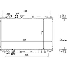 Nrf 53534 Motor Radyatoru 19010RNAA01