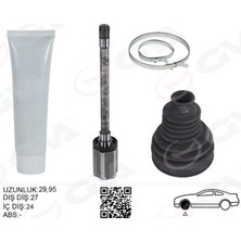 GVA Mtxdpn Aks Mili Ön Iç Sağ Bmw F10 F12 F13 F06 Xdrıve Sanziman Tarafi Uzunluk- 485MM