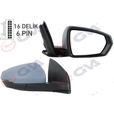 GVA Mtxdpn Diş Dikiz Aynasi Sağ Vw Polo 17- Elektrikli Isitmali Sinyalli Astarli Konveks VM-6390EHPR
