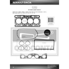OTOCONTA Oto Conta Mtxdpn Üst Takim Conta (Keceli) Clio Ii-Twng 1.2 16V (D4D 700/720-D4F 702/704)