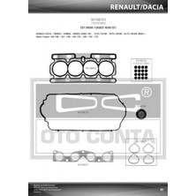OTOCONTA Oto Conta Mtxdpn Motor Takim Conta Clio Ii 01 06 Clio Iii 05 14 Clio Iv 12 Symbol Ii 08 14 Logan 04 Sandero 08 1.2 16V D4F