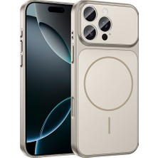 Roketcim Apple iPhone 16 Pro Max Kılıf M-Safe Şarj Özellikli Kamera Korumalı Formen Kapak