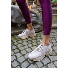 Angelina Jones Yannis Kadin Pudra Trıko Sneakers