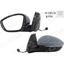 GVA Mtxdpn Diş Dikiz Aynasi Sol Elektrikli Isitmali Sinyalli Katlanir Astarli Konveks 208 19- Corsa F 19- 10H8P