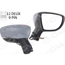 GVA Mtxdpn Diş Dikiz Aynasi Sağ Elektrikli Isitmali Sinyalli Sensörlü Astarli Konveks Captur 17-