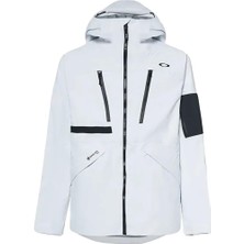 Oakley Bowls Gore-Tex Shell Erkek Ceket Beyaz Renk Dayanıklı Poliamid Kumaş ile Hava Koruması