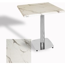 Dockers Tokyo Werzalit Kare Masa 80X80 (Kromnikel) - Afyon Mermer