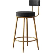 Dockers Halley Bar Taburesi Arkalıklı - Gold Esb - Siyah Kadife