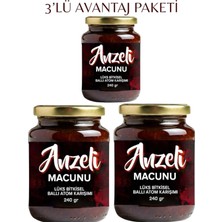 HERDEN Anzeli Bitkisel Karışık Ballı Atom Macun 3'lü Avantaj Paketi