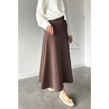 Julude Bel Lastikli Scuba Tesettür Kiloş Etek P-00018921