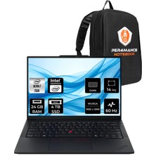 Lenovo Thinkpad E14 Gen 7 Intel Core Ultra 7 255H 24GB 4tb SSD 14" Fhd+ Fdos Taşınabilir Bilgisayar & Per4 Çanta 21SX007CTXP315