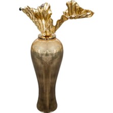 Luckyart Gold Yapraklı By Kup 117 cm